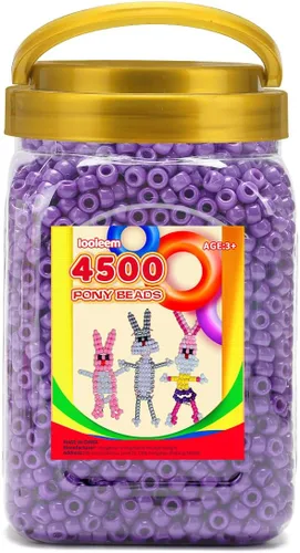 Vista 26 de IOOLEEM Cuentas de pony (2000 piezas, cuentas de pony negras), cuentas para hacer joyas, cuentas para manualidades, suministros para ensartar Negro