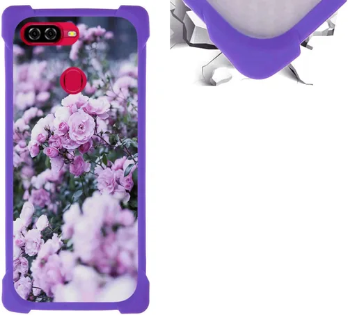 Vista 35 de jioeuinly Funda compatible con ZTE Blade X1 5G Phone Case PC Backplane + cubierta de silicona suave marco XSH