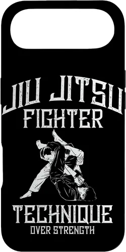 Vista 27 de Martial Arts MMA Fighter Technique Over Strenght Jiu Jitsu Case for iPhone 16