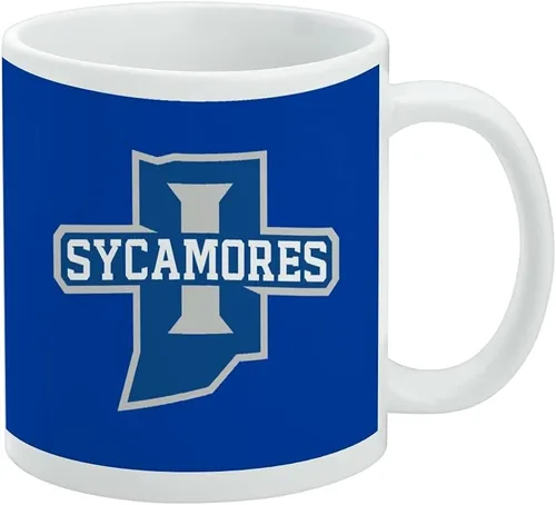 Vista 506 de Taza de cerámica con el logotipo principal de la Universidad Rider, taza de regalo novedosa para café, té y bebidas calientes, 11oz, blanca