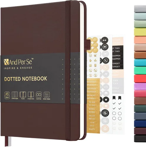 Vista 59 de ⩓ Per Se Cuaderno de Diario con Líneas (3 Paquetes), 160 Páginas Papel Grueso 100GSM, A5 Tapa Dura Cuadernos con Rayas Universitarias para Escribir