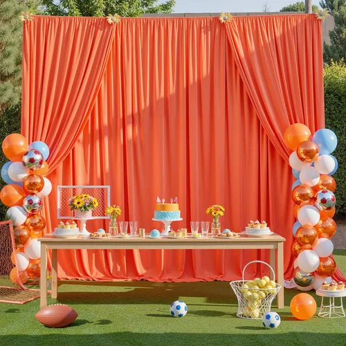 Vista 55 de Cortinas de fondo negras negras sin arrugas para fiestas, cortinas de tela gruesa para telón de fondo de fotos para cumpleaños, bodas, baby shower