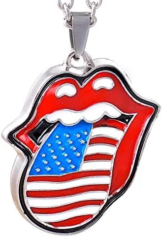 Vista 2 de La lengua ROLLING STONES EE UU Collar
