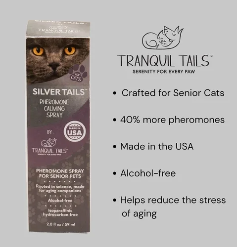 Vista 2 de Spray calmante de feromonas Silver Tails para gatos