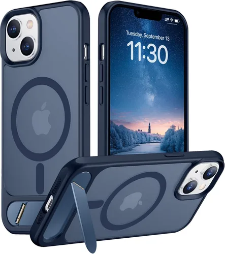 Vista 191 de Funda para iPhone 11 con compatibilidad magnética, [Soporte invisible incorporado][Compatible con MagSafe]