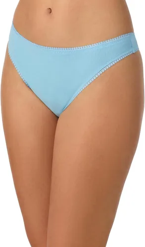 Vista 5 de OnGossamer Women's Ongossamer Womens Cabana Cotton Hip Thong Panties Negro