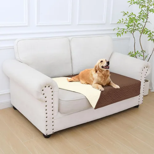 Vista 91 de hyha Manta impermeable para perros, funda suave para cama de perro, mantas para mascotas, funda impermeable para sofá y sillón para perros lavable