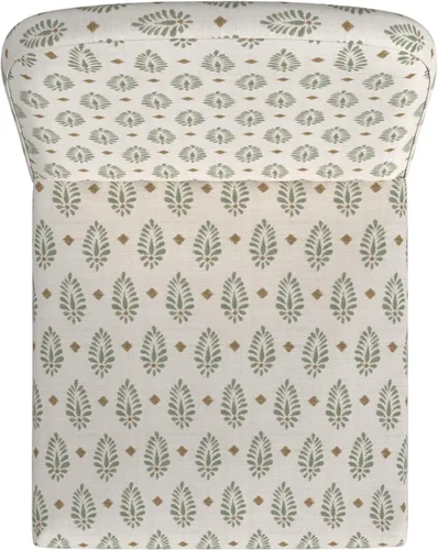 Vista 7 de HomePop Classic Parsons Silla de comedor, medallón de cachemira salvia (paquete individual)