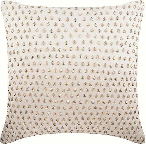 Vista 21 de The HomeCentric Fundas de almohada decorativas beige de 12 x 12 pulgadas (11.8 x 11.8 in), encaje de yute y almohadas marroquíes para sofá