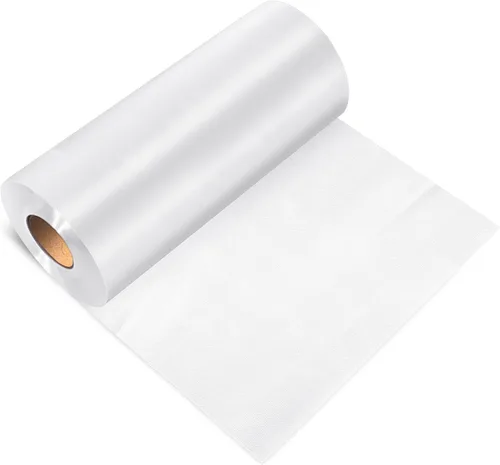 Vista 12 de Peryiter 1 rollo de 8 "x 100 yd Estabilizador de bordado de corte 25μM Estabilizador de respaldo para bordado Estabilizadores de costura ligeros