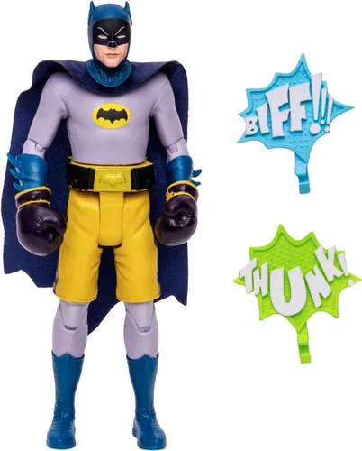 Vista 6 de McFarlane Toys DC Batman 1966 Serie de TV Batman Figura de acción [Boxeo]