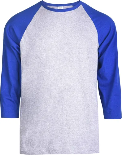 Vista 24 de TOP PRO Camiseta de béisbol casual con manga raglán 3/4 para hombre