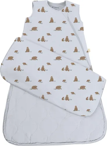 Vista 23 de GUNAMUNA Sacos de dormir para bebés y recién nacidos, cremallera de pañales fácil de cambiar, acogedor, 2.5 TOG