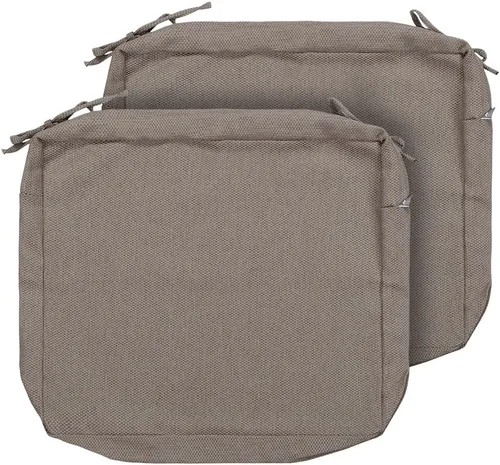 Vista 15 de Magpie Fabrics - Juego de fundas para cojines de patio de 2 (solo funda de repuesto, sin inserto!), Funda impermeable para silla de asiento profundo