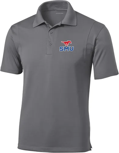 Vista 138 de Polo atlético de micro piqué NCAA para hombre Prime con cuello propio