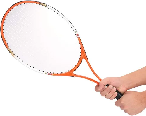 Vista 2 de Raqueta de tenis, 1 raqueta de tenis profesional para adultos, raquetas de tenis recreativas de aleación de aluminio con bolsa de transporte