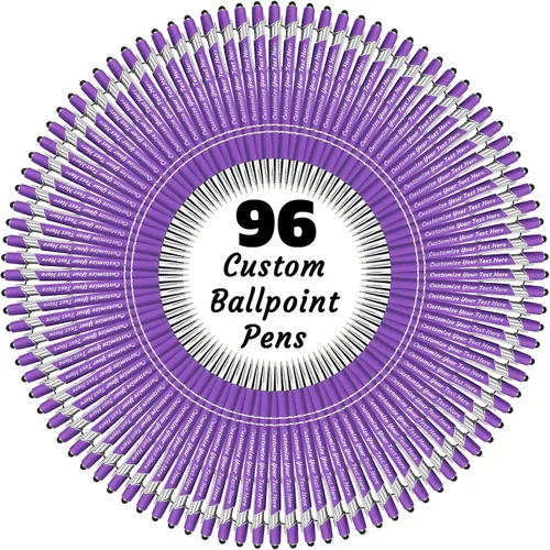 Vista 61 de 12 bolígrafos personalizados a granel, bolígrafos personalizados con grabado personalizado con nombre o texto, regalo ideal de aniversario
