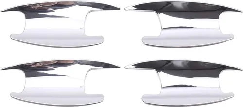 Vista 2 de Cubierta exterior para manija de puerta para Mercedes Benz E Class W213 W205 X253 Cromo (ABS cromado)