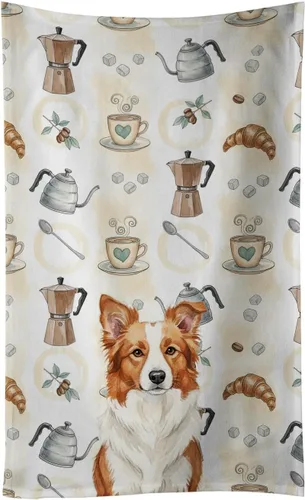 Vista 279 de Caroline's Treasures Afghan Hound - Toalla de cocina para barra de café, terciopelo frontal y lazo de algodón, lavable a máquina Sabueso afgano