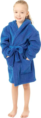Vista 5 de BC BARE COTTON Bata de microfibra con capucha para niños