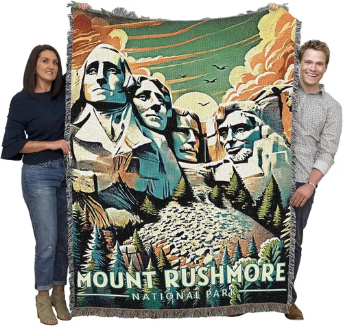 Vista 11 de Pure Country Weavers Manta del Parque Nacional Acadia, manta de tapiz de algodón para regalo, fabricada en los Estados Unidos, 72 x 54 pulgadas