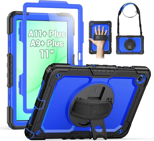 Vista 15 de SEYMAC - Funda protectora resistente a prueba de golpes para Samsung Galaxy Tab S6 Lite de 10.4 pulgadas 2024/2022/2020 (SM-P620/P610/P615), Negro