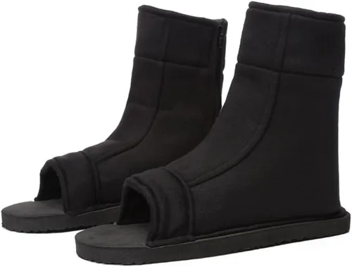Vista 4 de Talla de EE. UU. Anime Adulto y Niño Accesorios de Cosplay Zapatos Negros Zapatos de Fiesta de Halloween