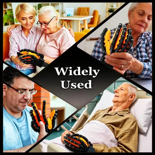 Vista 7 de Guantes robot de rehabilitación para pacientes con demencia, accidente cerebrovascular y hemipalia, rehabilitación de funciones de manos y dedos