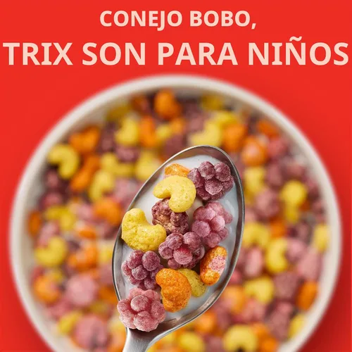 Vista 4 de Trix Cereal de desayuno, 6 formas afrutadas, hecho con grano entero, 10.7 onzas Grano entero, buena fuente de calcio, 12 vitaminas y minerales
