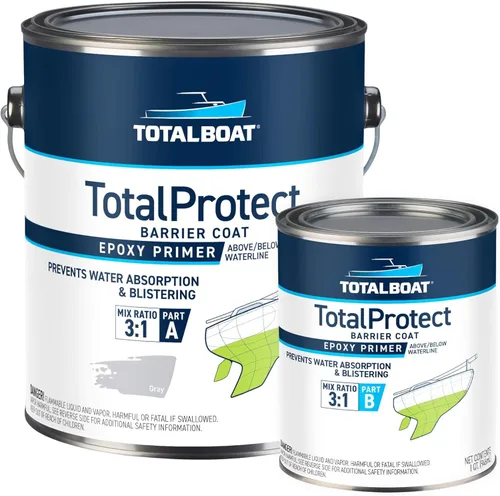 Vista 12 de TotalBoat TotalProtect Sistema de revestimiento barrera epoxy (Gris, Quart)