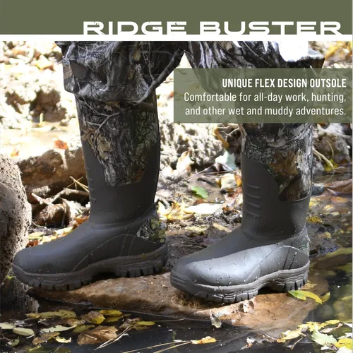 Vista 5 de FROGG TOGGS Botas de caza impermeables Ridge Buster de 21.16 oz para hombre, 23.28 oz Thinsulate, neopreno de 0.197 in