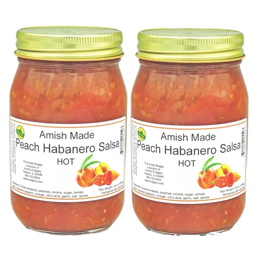 Vista 10 de Arndts Fudgery Amish Made Salsa Tarros de 2-16 onzas (manzana mediana)