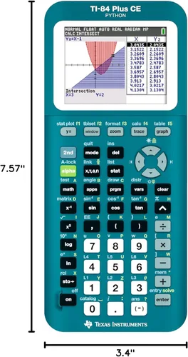 Vista 12 de Calculadora gráfica TI-84 Plus CE, Trinomio Verde Azulado Trinomial Teal