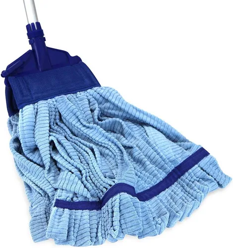 Vista 3 de Arkwright - Repuesto de cabezal de trapeador de microfibra, resistente, sin pelusas, súper absorbente y seguro para blanqueador, esencial para Azul