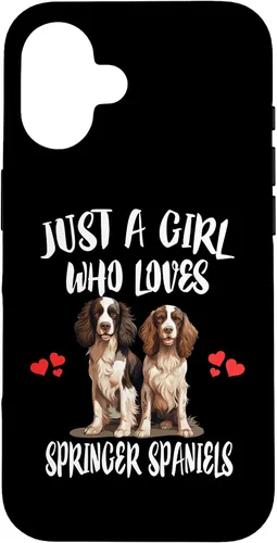 Vista 32 de Just A Girl Who Loves Springer Spaniels Dog Case for iPhone 17