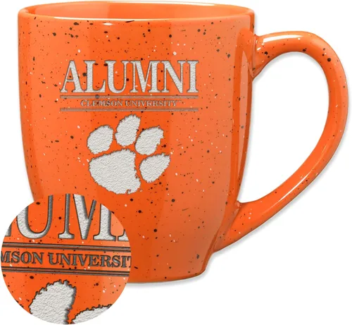 Vista 133 de Rico Industries NCAA Illinois Fighting Illini Alumni - Taza de café de cerámica moteada grabada con láser de 16 onzas
