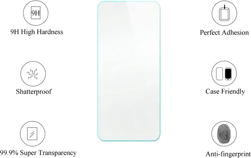 Vista 5 de Aroepurt Funda para DIALN X65 compatible con DIALN X65 con protector de pantalla de vidrio templado, policarbonato duro + silicona suave, soporte