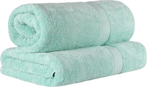 Vista 85 de BNM Toallas de Algodón Egipcio de Peso Pesado, Ideales para Baño, Ducha, Spa, Hotel, 800 GSM, Toallas Faciales/de Aseo, Toallas de Mano, Toallas