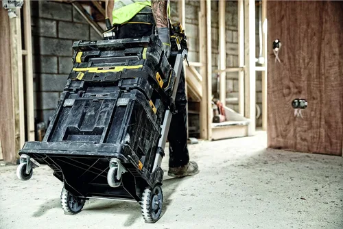 Vista 7 de DEWALT DWST1-71196 Cajas de herramientas-TOUGHSYSTEM & TSTAK, negro/plateado