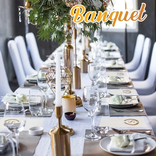 Vista 7 de Paquete de 200 servilletas desechables con monograma de papel de aluminio dorado con letra S, toallas de papel desechables para boda, compromiso