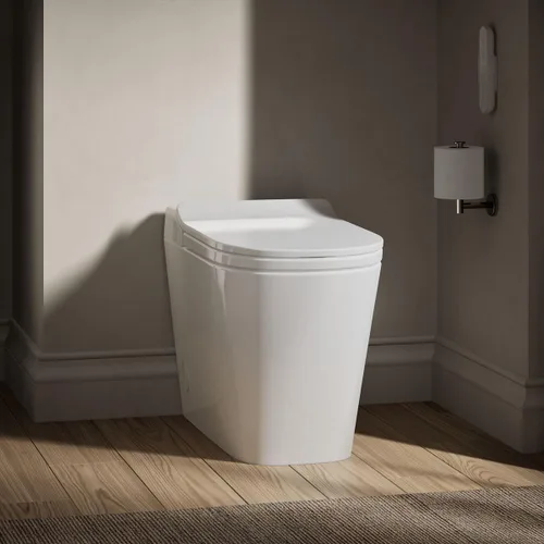 Vista 2 de Kohler Leap - Inodoro inteligente alargado de una pieza con bidé integrado, doble descarga y cierre silencioso