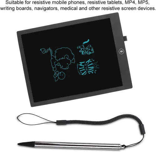 Vista 2 de Bolígrafo universal, resistente con pantalla táctil, lápiz táctil de punta dura, lápiz táctil resistente para POS, PDA, PC industrial, navegador