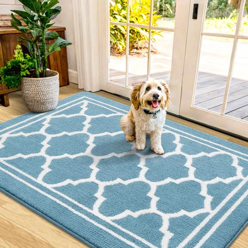 Vista 58 de Buganda Alfombra para Puerta Interior, Tapete Resistente a la Suciedad y Absorbente, Antideslizante, Alfombras de Perfil Bajo para Entrada