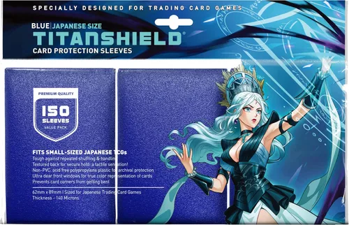 Vista 19 de TitanShield - Fundas para tarjetas pequeñas, color naranja (150 fundas), se adapta a Yugioh Protectores de baraja de tarjetas coleccionables