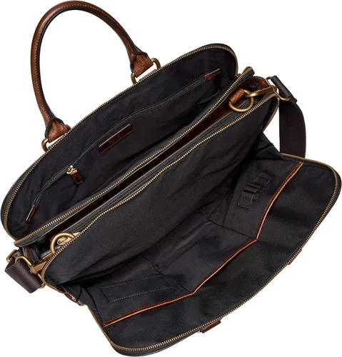 Vista 4 de Fossil Maletín de cuero para hombre