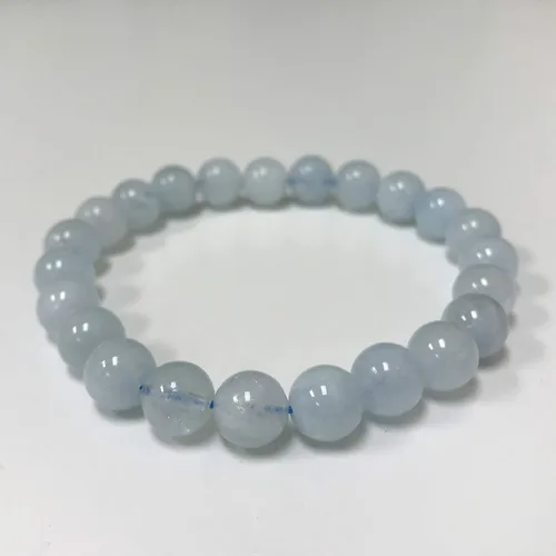 Vista 412 de Gem Avenue Handmade Round Bead Stretch Bracelet Unisex Natural Stone Beaded Jewelry for Men & Women, Elastic Wristband for Daily Wear