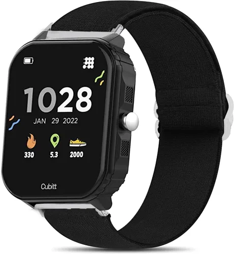 Vista 12 de Lamshaw Correa de reloj inteligente compatible con Cubitt para adolescentes, correa de repuesto ajustable de nailon elástico, accesorios compatibles
