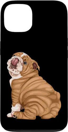 Vista 7 de Funny Puppy Art Illustration English Bulldog Owner Case para iPhone 17