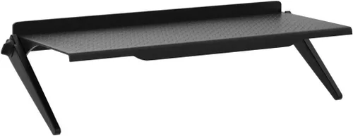 Vista 5 de Hoteam 4 piezas de estante superior de TV para caja de cable, estante superior de TV ajustable para pantalla de monitor, cajas multimedia, soporte