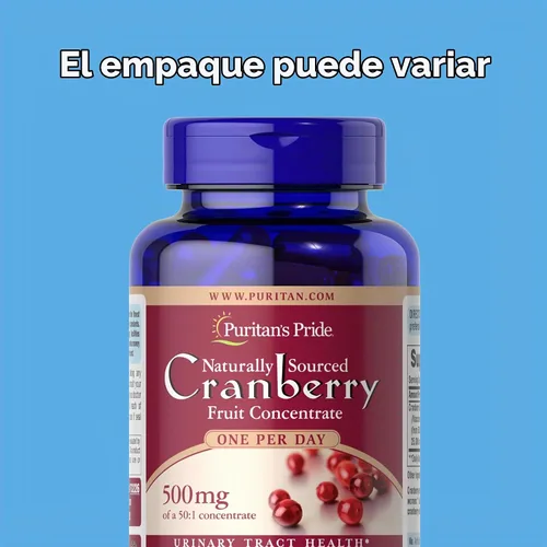 Vista 2 de Puritan's Pride Concentrado de fruta de arándano de origen natural 500mg